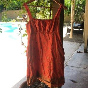 Guc, Orange Cotton Sundress - image 1